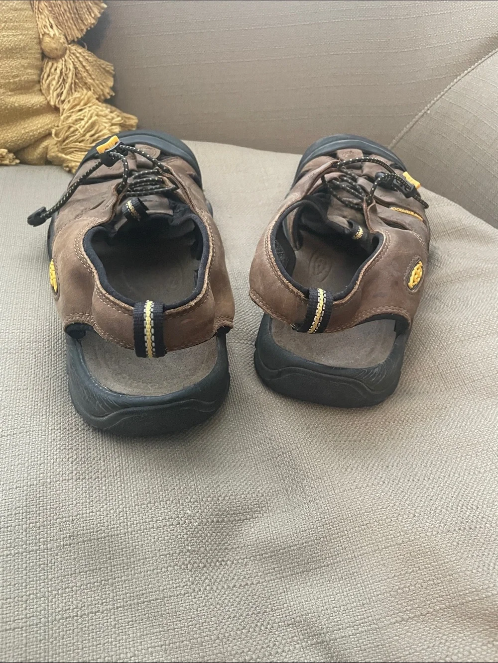Keen Men's Brown Outdoor Closed-Toe Adventure Sandals